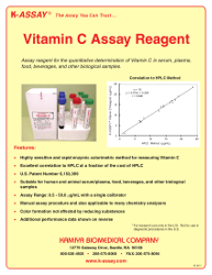 Vitamin C Assay Flyer